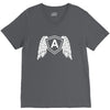 wings letter a V-Neck Tee