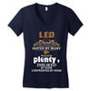 leo hated by many wanted by plenty disliked by some confronted by none Women's V-Neck T-Shirt