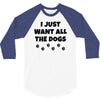 all the dogs 3/4 Sleeve Shirt