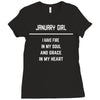 January Girl Ladies Fitted T-Shirt