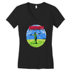the sound of kombat Women's V-Neck T-Shirt