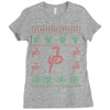 jake paul ugly christmas Ladies Fitted T-Shirt