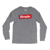 simple red Long Sleeve Shirts