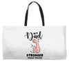 My Dad is Stronger Than Yours Weekender Totes
