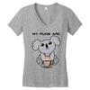 my puns are Women's V-Neck T-Shirt