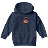 team 10 american flag Youth Hoodie