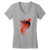 king animas Women's V-Neck T-Shirt