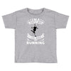 simple man running Toddler T-shirt