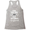 sorry this girl is already taken by a super sexy december boyfriend Racerback Tank