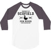 Property of Scofield, Fox River, State Penitentiary 3/4 Sleeve Shirt