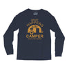 what happens in camper stays in camper vintage style camp funny Long Sleeve Shirts