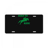 born to ride horse riding pony horse License Plate