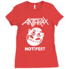 anthrax Ladies Fitted T-Shirt