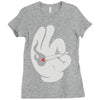 mickey mouse high pop Ladies Fitted T-Shirt