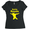 battle royale skydiving fortnite Women's Triblend Scoop T-shirt