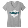 Philly Dilly Women's V-Neck T-Shirt