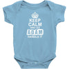 Keep Calm And Let Adam Handle It Baby Onesie