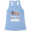 Halloween Kings Are Born In November Racerback Tank