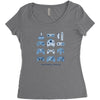 control freak Women's Triblend Scoop T-shirt