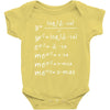 X-Mas Math Baby Bodysuit