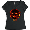 Halloween Sun Women's Triblend Scoop T-shirt