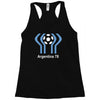 argentina 78 world cup 1978 retro football Racerback Tank