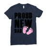 proud new girl Ladies Fitted T-Shirt