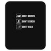 Don't drown crash walk Tee Swim Bike Run Triathle Mousepad
