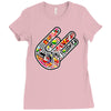 adesivo  hand shocker stickers bomb decal usdm jdm Ladies Fitted T-Shirt