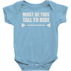 must be this tall to ride Baby Onesie