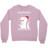 big trex santa ugly christmas Crewneck Sweatshirt