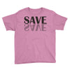 save black Youth Tee