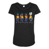 ichikawa zanakurou Maternity Scoop Neck T-shirt
