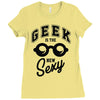 geek is the new sexy! Ladies Fitted T-Shirt