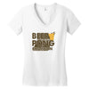 beer pong Women's V-Neck T-Shirt