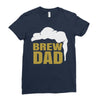 brew dad Ladies Fitted T-Shirt