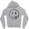 smiley dissection Zipper Hoodie