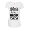 So... There's This Girl Who Kinda Stole My Heart Papa Maternity Scoop Neck T-shirt