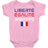 Librate Egalite Mbappe France Baby Bodysuit