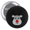 christmas reindeer rudolph Pin-back button