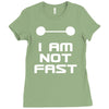 not fast Ladies Fitted T-Shirt