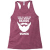 funny beards Racerback Tank