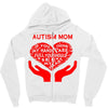 autism mom my heart Zipper Hoodie
