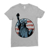 us flag 2 Ladies Fitted T-Shirt