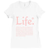 life  available for a limited time only Ladies Fitted T-Shirt