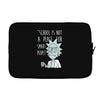 not for smart people Laptop sleeve