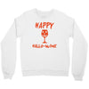 halloween happy hallowine Crewneck Sweatshirt