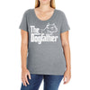the dogfather Ladies Curvy T-Shirt