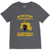on the 8th day god created the redhead because someone had to have bra V-Neck Tee
