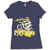 motorbike, love riding my dirtbike Ladies Fitted T-Shirt